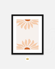 Peach Daisy Duo