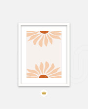Peach Daisy Duo