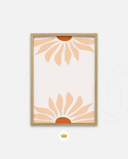 Peach Daisy Duo