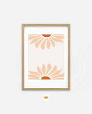 Peach Daisy Duo