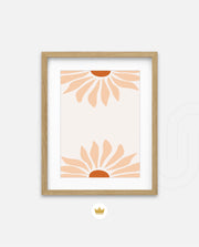 Peach Daisy Duo