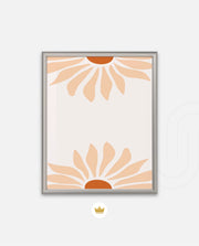 Peach Daisy Duo