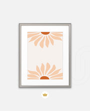 Peach Daisy Duo