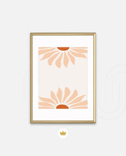 Peach Daisy Duo