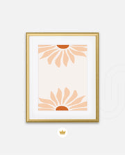 Peach Daisy Duo