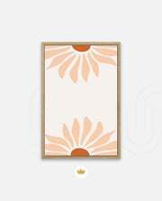 Peach Daisy Duo