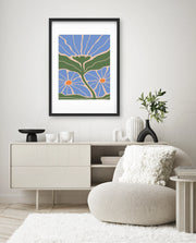 Periwinkle Floral Flow