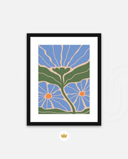 Periwinkle Floral Flow