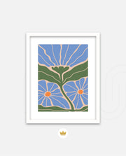 Periwinkle Floral Flow