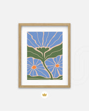 Periwinkle Floral Flow