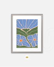 Periwinkle Floral Flow
