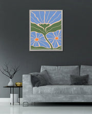 Periwinkle Floral Flow