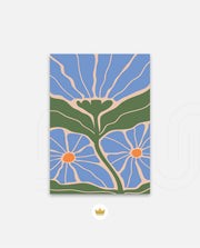 Periwinkle Floral Flow