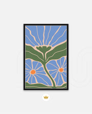 Periwinkle Floral Flow