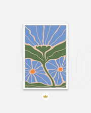 Periwinkle Floral Flow