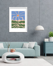 Azure Petal Waves