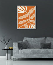 Copper Floral Silhouette