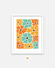 Sunlit Floral Mosaic