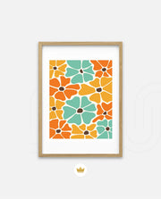 Sunlit Floral Mosaic