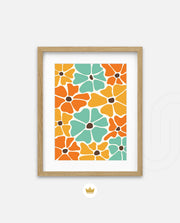 Sunlit Floral Mosaic