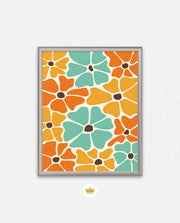 Sunlit Floral Mosaic