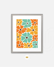 Sunlit Floral Mosaic