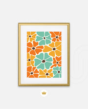Sunlit Floral Mosaic