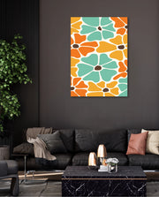 Sunlit Floral Mosaic