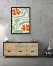 Sage Floral Whirl