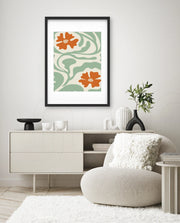 Sage Floral Whirl