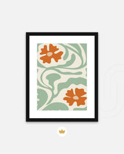 Sage Floral Whirl