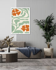Sage Floral Whirl