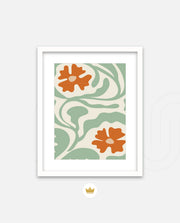 Sage Floral Whirl