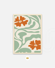 Sage Floral Whirl