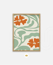 Sage Floral Whirl
