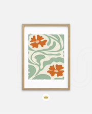 Sage Floral Whirl