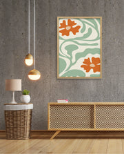 Sage Floral Whirl
