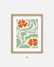 Sage Floral Whirl