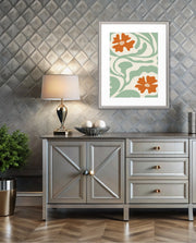 Sage Floral Whirl