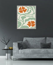 Sage Floral Whirl