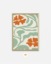 Sage Floral Whirl