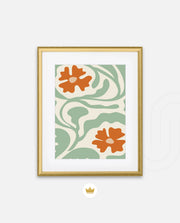 Sage Floral Whirl