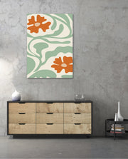Sage Floral Whirl