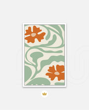 Sage Floral Whirl