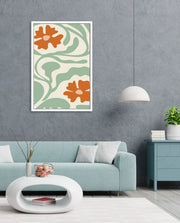 Sage Floral Whirl