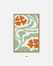 Sage Floral Whirl