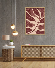 Burgundy Leaf Rhythm