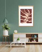 Burgundy Leaf Rhythm