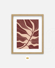 Burgundy Leaf Rhythm