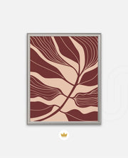 Burgundy Leaf Rhythm